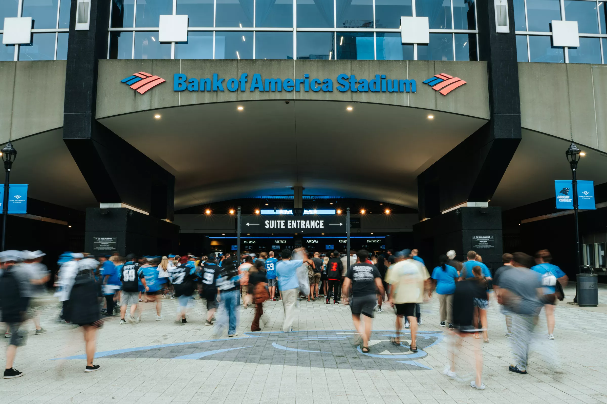 Bank of America Stadium Entrance